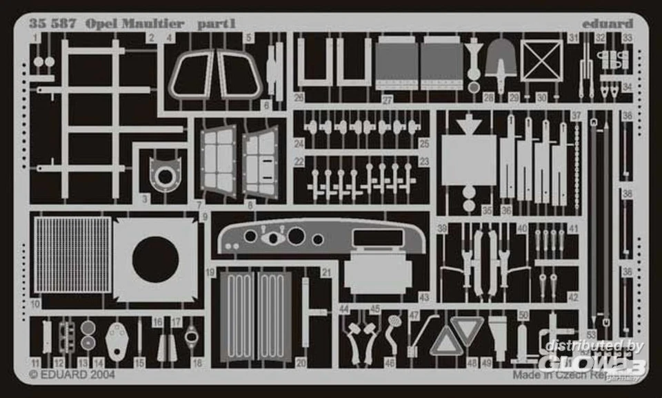 Eduard Accessories: Opel Maultier Fotoätzsatz in 1:35 [3935587] - Immagine 1 di 1
