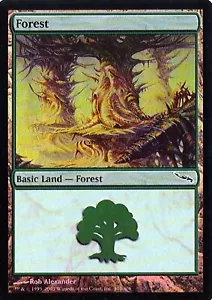 MTG - Mirrodin - Forest #304 - Foil - Various conditions - Picture 1 of 1