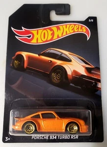 2019 Hot Wheels Exotics Orange Porsche 934 Turbo RSR Walmart Exclusive Blk Card - Picture 1 of 11