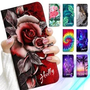 Personalised Name Wallet Case Cover for Samsung A16 A15 A25 A05s A35 A55 A14 - Photo 1 sur 64