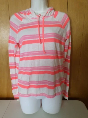 SUDADERA LIGERA CON CAPUCHA A RAYAS MANGA LARGA PEQUEÑA MUJER AMERICAN EAGLE Foto 1 de 3