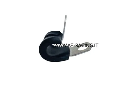 CLIPS REGITUBO FRENO CON PROTEZIONE IN GOMMA PER TUBO FRENO BRAKING DA 8 mm - Immagine 1 di 3