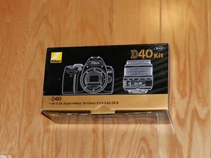Box for Nikon 40D Camera AF-S Nikkor 18-55mm ED II Kit - CAMERA NOT INCLUDED - Bild 1 von 2