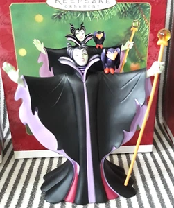 NIB HALLMARK DISNEY MALEFICENT SLEEPING BEAUTY UNFORGETTABLE VILLAIN ORNAMENT - Picture 1 of 7