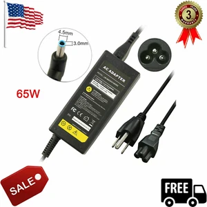 65W For HP Laptop AC Adapter Charger blue tip 19.5V 3.33A Pavilion 710412-001 US - Picture 1 of 10