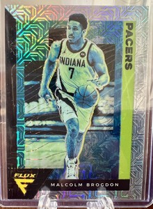 Malcolm Brogdon 2020-21 Panini Flux Silver Mojo Prizm No. 67 Pacers | Celtics