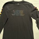 Vans Skateboad Men&#39;s Small Long Sleeve Shirt Off The Wall Black  - Pre-owned