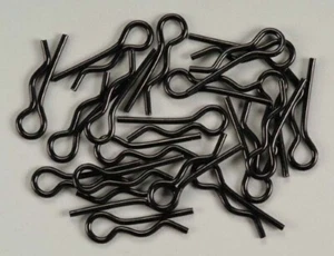 HPI 6203 Body Clip 8mm Black (20) - Picture 1 of 1
