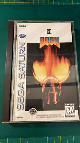 Doom (Sega Saturn) - Complete CIB & 100% Authentic! Great! - Manual w/ Reg Card