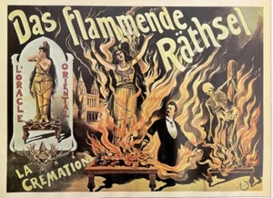 Das Flammende Rathsel Magic Magician, Burning Skeleton, La Cremation Halloween - Imagen 1 de 7