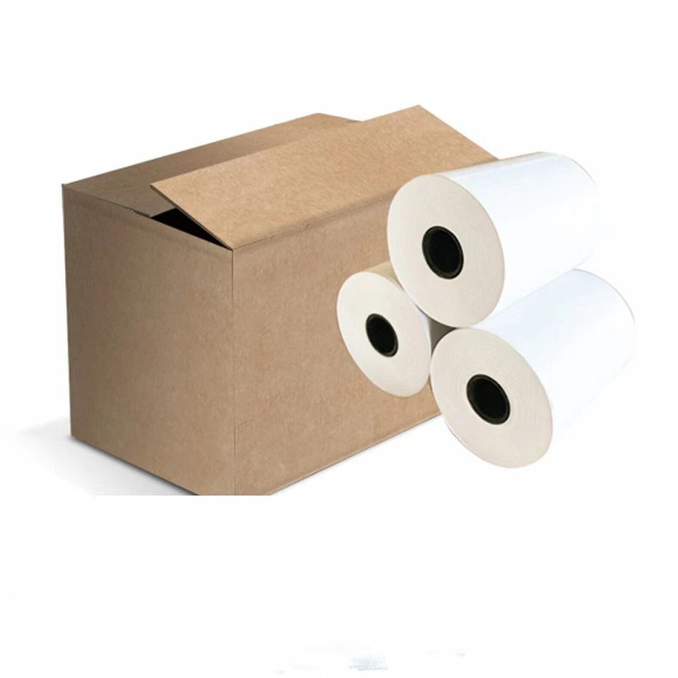 TILL ROLLS GLOBAL Casio SE G1, SE-G1, SEG1 Rollos de recibo de caja térmica 57mm x 57mm 80 rollos de caja