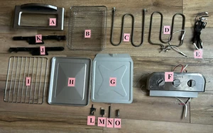 Replacement Parts for Cuisinart TOA-26 Compact Airfryer Toaster Oven (R) - Picture 1 of 17