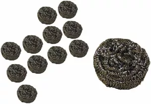 Stainless Steel Dish Bath Scrubber Ball For Kitchen and Home Cleaning (12 PC) - Picture 1 of 1