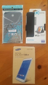 Samsung Galaxy Tab 4 Bundle - 7" Tablet - WIFI, Bluetooth, 8 GB-With Cases-NEW! - Picture 1 of 6