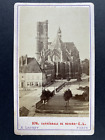 France, Nevers, La Cathédrale, Vintage Albumen Print, Ca.1870 Tirage Vintage For