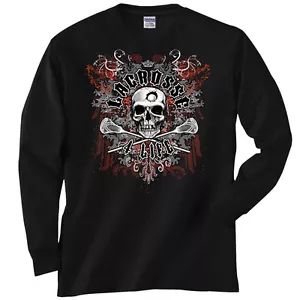Lacrosse 4 Life T-Shirt Jersey Long or Short Sleeve New Youth & Adult - Picture 1 of 2