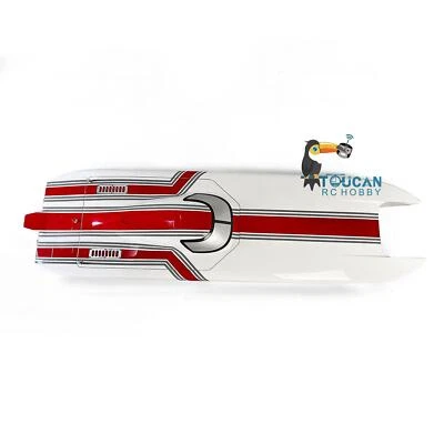 DT E51 RC Boat Hull Prepainted Electric Racing KIT Red Only for Advanced Player - Image 1 of 3