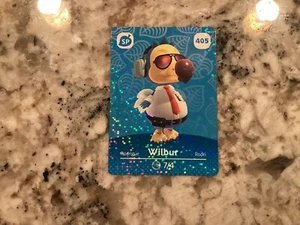 405 WILBUR Animal Crossing Amiibo Authentic Nintendo Mint Card From Series 5 - Picture 1 of 2