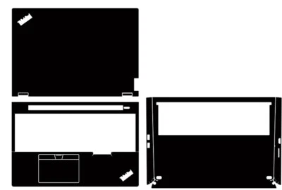 Sticker Skin Cover for Lenovo Thinkpad P16v Gen1 16" 2023 Laptop Carbon Vinyl - Image 1 of 4