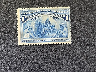 1892 U.S. 1 cent COLUMBIAN - Scott# 230 - Mint, never hinged   stk#XM - Image 1 of 4