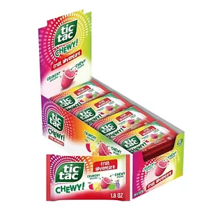 24 PACK Tic Tac Chewy Fruit Adventure, 1.8 oz Each 02/26/2026 FREE SHIPPING - Picture 1 of 6