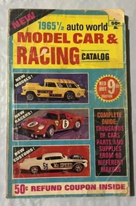 Vintage 1965 1/2 Auto World Model Car & Racing Catalog slot cars - Picture 1 of 9