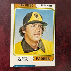 1974 Topps Set STEVE ARLIN JOE DECKER MISCUT CARD #406 PADRES TWINS - EX-MINT - Picture 1 of 2