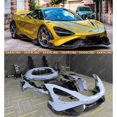 Kits de carrocería de cubierta de fibra de carbono seca para McLaren 720S Spider 19+ actualización a 765LT Foto 1 de 4