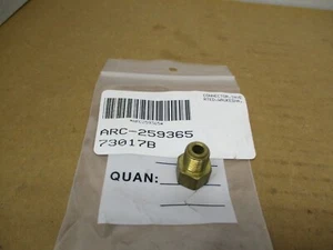 3/8 Zoll Rohr x 3/8 Zoll Rohr Thead Messing Stecker invertiert Flare Verbinder (QTY-1) 73017B - Bild 1 von 1