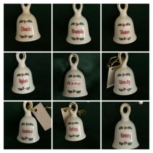 ASSORTED CHRISTMAS ORNAMENTS - PERSONALIZED BELL, SLED, SNOWMAN W/ NAME - CHOOSE - Picture 1 of 214