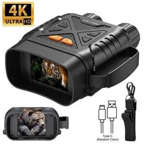 10x Digital Zoom Night Vision Device Monocular 4K Camera 800m USB Rechargeable - Picture 1 of 15