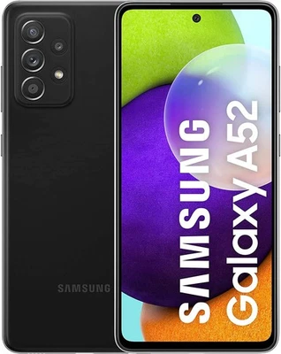 Samsung Galaxy A52 A525F/DS - 128GB - Awesome Black Schwarz Android Smartphone - Bild 1 von 4