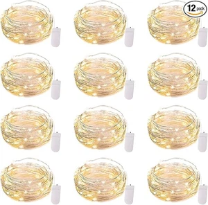 Brightown 12 Pack LED Fairy Lights Battery Operated String Lights - 7ft 20LED - Picture 1 of 4