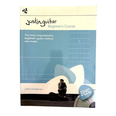 Justin Guitar Beginner's Course Book with 2 CDs By Justin Sandercoe Learn Guitar - Image 1 of 2