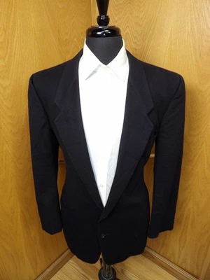 Mens Blazer Sport coat Jacket Giorgio Armani 40s Navy Blue Cashmere blend N#174 - Image 1 of 4