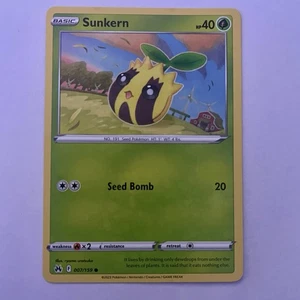 Pokémon TCG Sunkern 007/159 Crown Zenith Regular Common Grasfrisch - Bild 1 von 2