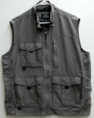RedHead Ripstop Utility Fishing Vest Grey Mens Size Large - Image 1 of 4