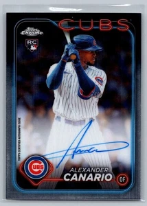 2024 Topps Chrome - Rookie Autographs #RA-AC Alexander Canario (AU, RC) - Picture 1 of 2