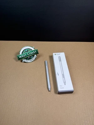 Genuine Microsoft Pen for Surface Pro 7 Pro 6 5 4 3 Book Surface Go-Platinum - Image 1 of 4