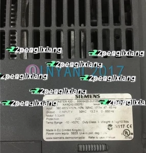 1PC Siemens Frequency Converter 6SE6420-2UD25-5CA1 5.5kw USED - Picture 1 of 1