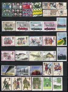 Great Britain 1982 - 84 Scott's #996 - #1061, ALL 62 . Used, 2 Pages, Cat$35+ - Picture 1 of 2