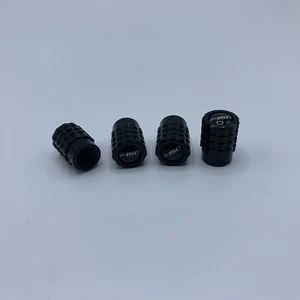 4PCS Tire Valve Black Caps Stem Cover Compatible Ford F-150 Alloy Car Tire Caps - Picture 1 of 8