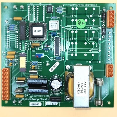 ThyssenKrupp/Dover Elevator. Load Weigher Control TIV. PCB 6300DN5. 9841600 - Image 1 of 4