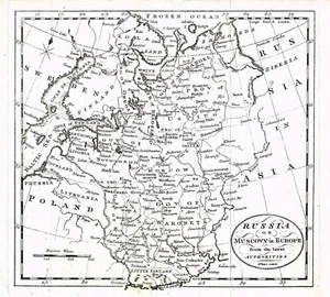 1780 Ancient Map of Russia - Picture 1 of 1