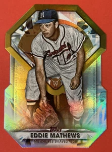 EDDIE MATHEWS TOPPS UPDATE DIAMANT GROSS GESTANZTE BRAVES #DGDC-62 - Bild 1 von 2