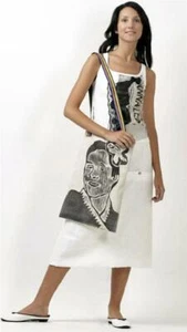 LINEN SKIRT A-LINE MIDI WHITE SUMMER MADE IN EUROPE ORGANIC LINEN COTTON LINED - Picture 1 of 1