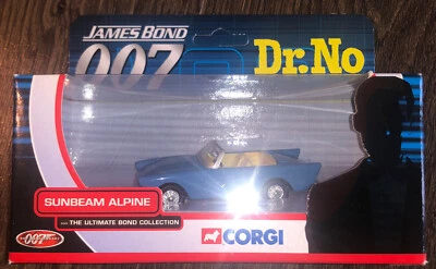 CORGI 1:36 BLUE SUNBEAM ALPINE TY02501 DR NO JAMES BOND 007 NEW UNOPENED BOX - Image 1 of 4