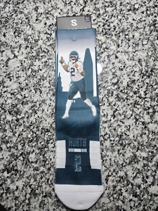 Jalen Hurts Philadelphia Eagles Alabama NFLPA Athletic Socks M/L NEW Strideline - Picture 1 of 5