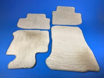 13-18 BMW F06 640I 650I M6 GRAN COUPE OEM FLOOR MATS IVORY WHITE SET - Image 1 of 4