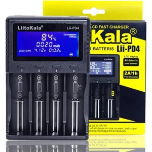 LiitoKala Lii-PD4 LCD Display Battery Charger For 21700 26650 18650 AA AAA - Picture 1 of 2